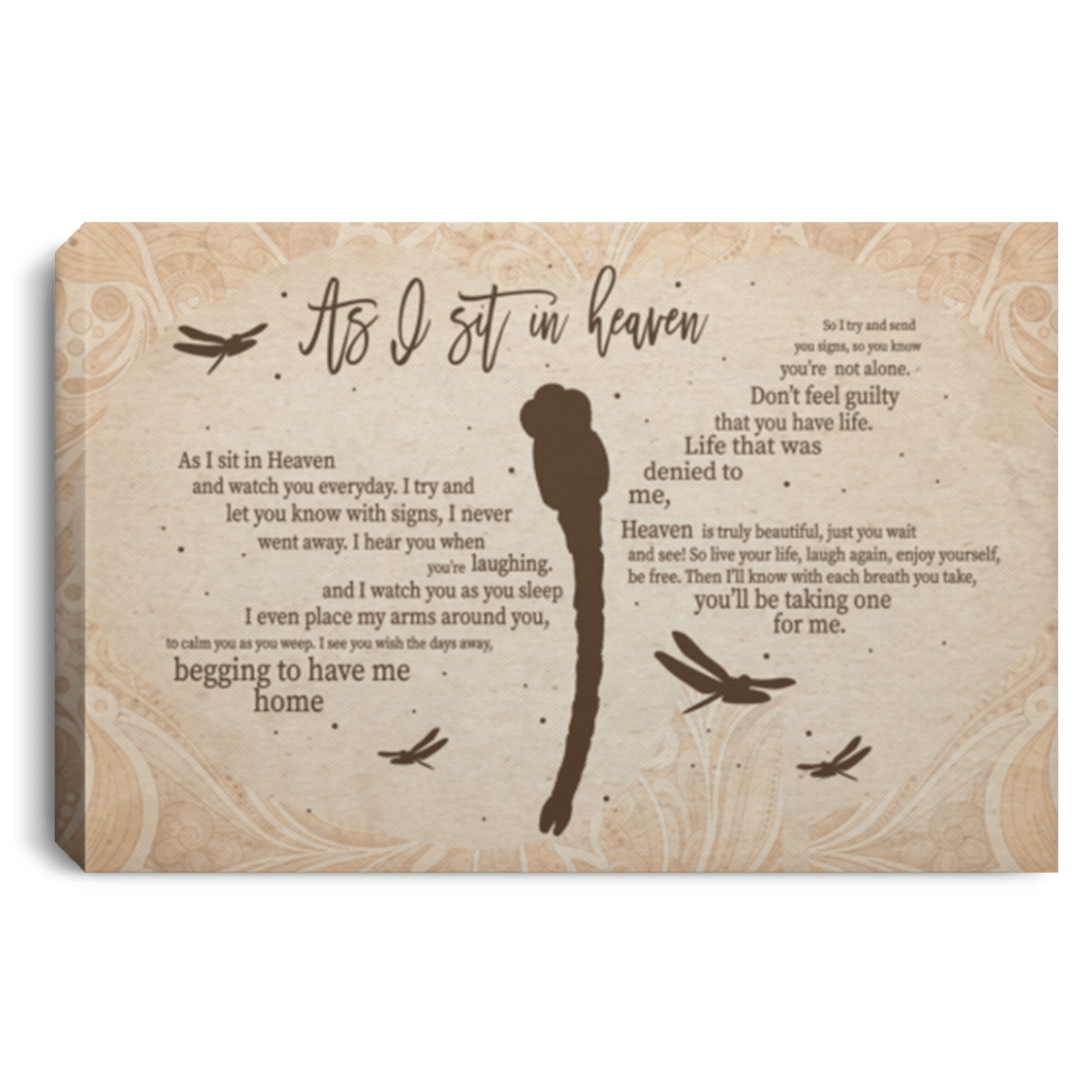 dragonfly-wall-art-gift-ideas-as-i-sit-in-heaven-watch-you-everyday-saying-dragonfly-gallery-wrapped-framed-canvas-prints-unframed-poster-cubebik for As I Sit In Heaven Free Printable Dragonfly Wall Art Gift Ideas | As I Sit In Heaven Watch You Everyday Saying Dragonfly Gallery Wrapped Framed Canvas Prints - Unframed Poster | CubeBik for As I Sit In Heaven Free Printable