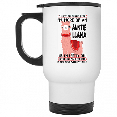 14 oz. White Travel Mug