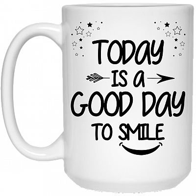 15 oz. White Mug
