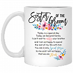 Sister Of The Groom I'm Happy That We're Friends Coffee Mug - Beer Stein - Water Bottle - Color Changing Mug