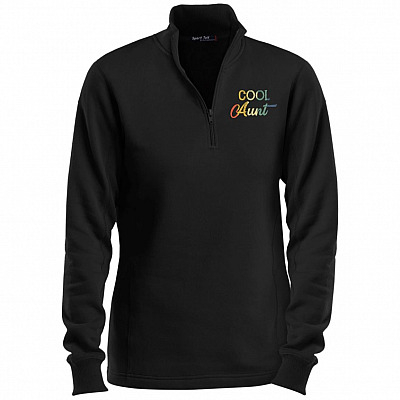 Cool Aunt Premium Full-Zip Hooded Jacket – Fleece Letterman Jacket for Aunt