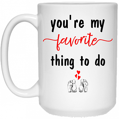 15 oz. White Mug