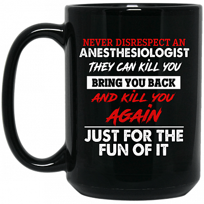 15 oz. Black Mug