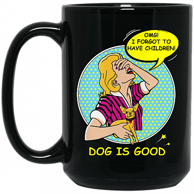 15 oz. Black Mug