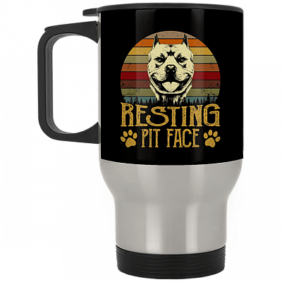 14 oz. Silver Travel Mug