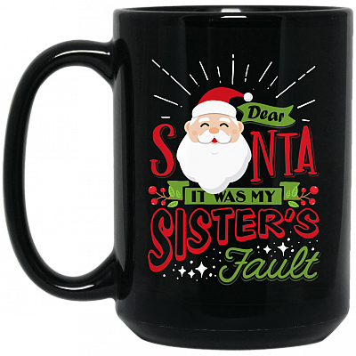15 oz. Black Mug