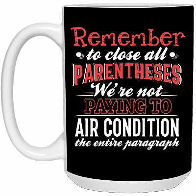 15 oz. White Mug