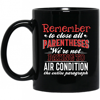 11 oz. Black Mug