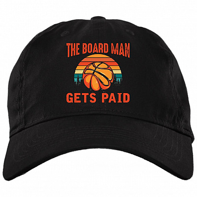 The Board Man-Gets Paid Kawhi Twill Cap - High-Profile Snapback Hat - Trucker Hat