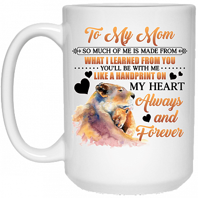 15 oz. White Mug