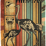 Allegedly Vintage Retro Fleece Blanket - Sherpa Blanket - Woven Blanket