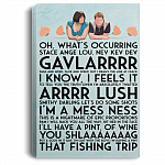Oh What's Occurring Stace Ange Lou Framed Canvas - Unframed Poster - Funny Movie Wall Art