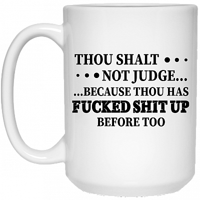 15 oz. White Mug