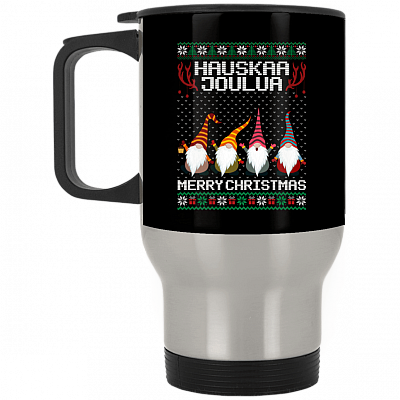 14 oz. Silver Travel Mug