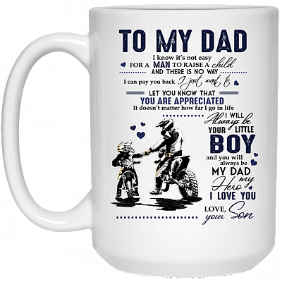 15 oz. White Mug