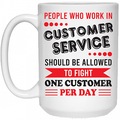 15 oz. White Mug
