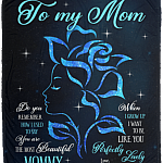 To My Mom Remember How I Used To Say You Are The Most Beautiful Fleece Blanket - Sherpa Blanket - Woven Blanket