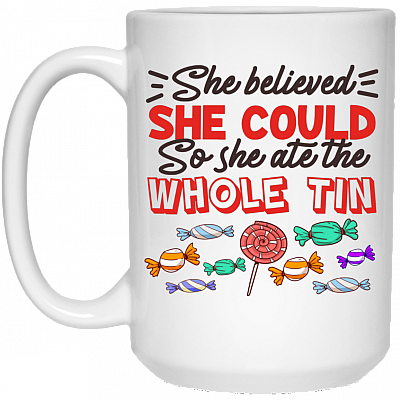 15 oz. White Mug