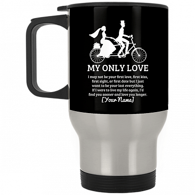 14 oz. Silver Travel Mug