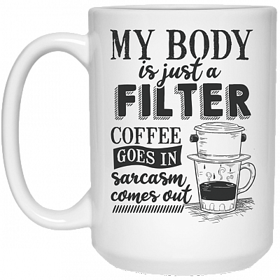15 oz. White Mug