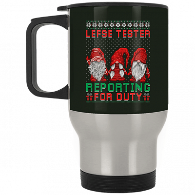 14 oz. Silver Travel Mug