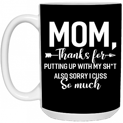 15 oz. White Mug