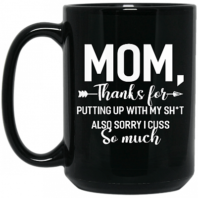 15 oz. Black Mug