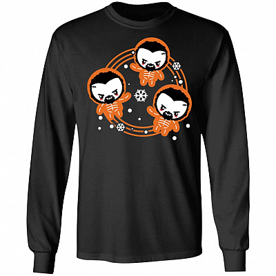 Spooky Christmas Skull Gingerbread Hoodie - Sweatshirt - Long Sleeve