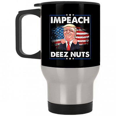 14 oz. Silver Travel Mug