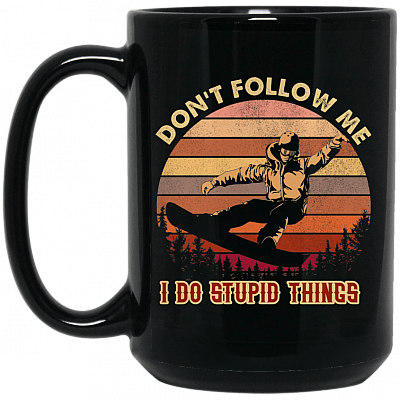 15 oz. Black Mug