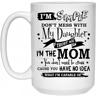 15 oz. White Mug