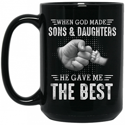 15 oz. Black Mug