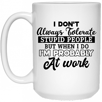 15 oz. White Mug