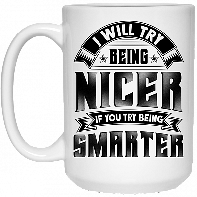 15 oz. White Mug