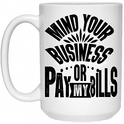 15 oz. White Mug