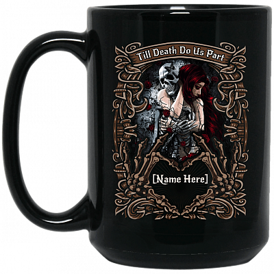 15 oz. Black Mug