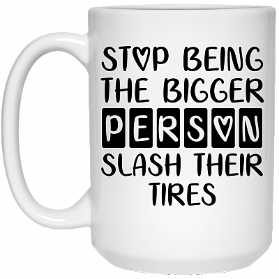15 oz. White Mug