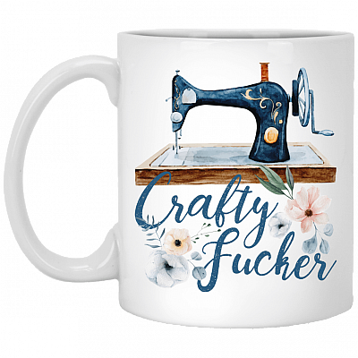Crafty Fuck-er Ceramic Coffee Mug - Travel Mug - Beer Stein - Stainless Water Bottle