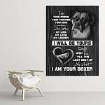 12VT. Your Friend Boxer canvas mockup