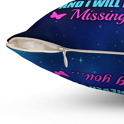 Alternative view of Missing You Some Days I Miss You So Much Throw Pillow - Decorative Pillow - Indoor Outdoor Cushion