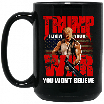 15 oz. Black Mug