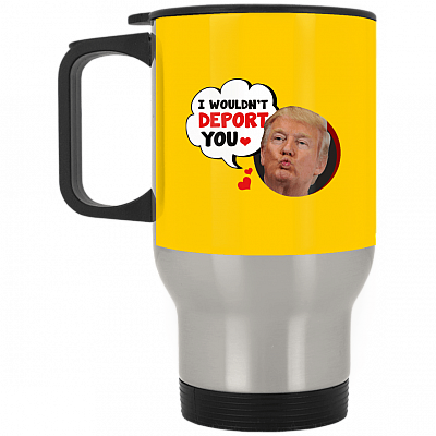 14 oz. Silver Travel Mug