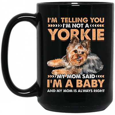 15 oz. Black Mug