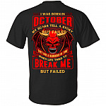 I Was Born In October My Scars Tell Me A Story They Are Reminder Of Time Print On Back T-Shirt - Birthday Month Shirt