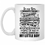 To My Son I Hope You Are Happy Ceramic Coffee Mug - Travel Mug - Water Bottle - Color Changing Mug