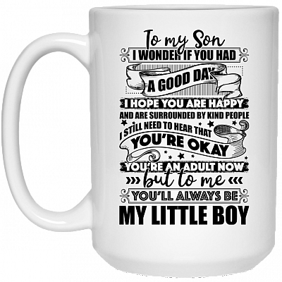 15 oz. White Mug