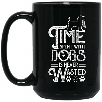 15 oz. Black Mug