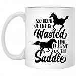 No Hour Of Life Is Wasted That Is Spent In The Saddle Ceramic Coffee Mug - Beer Stein - Water Bottle
