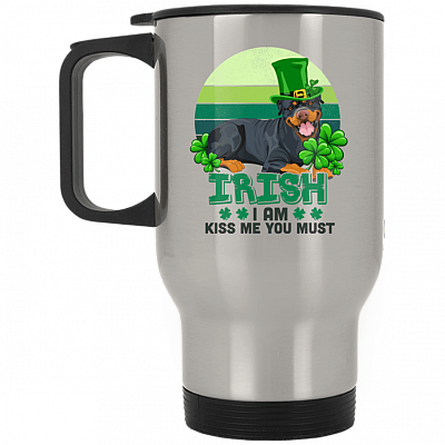 14 oz. Silver Travel Mug