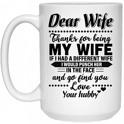 15 oz. White Mug